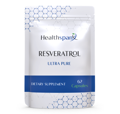 Ultra Pure Resveratrol™ 500mg, 62 Capsules