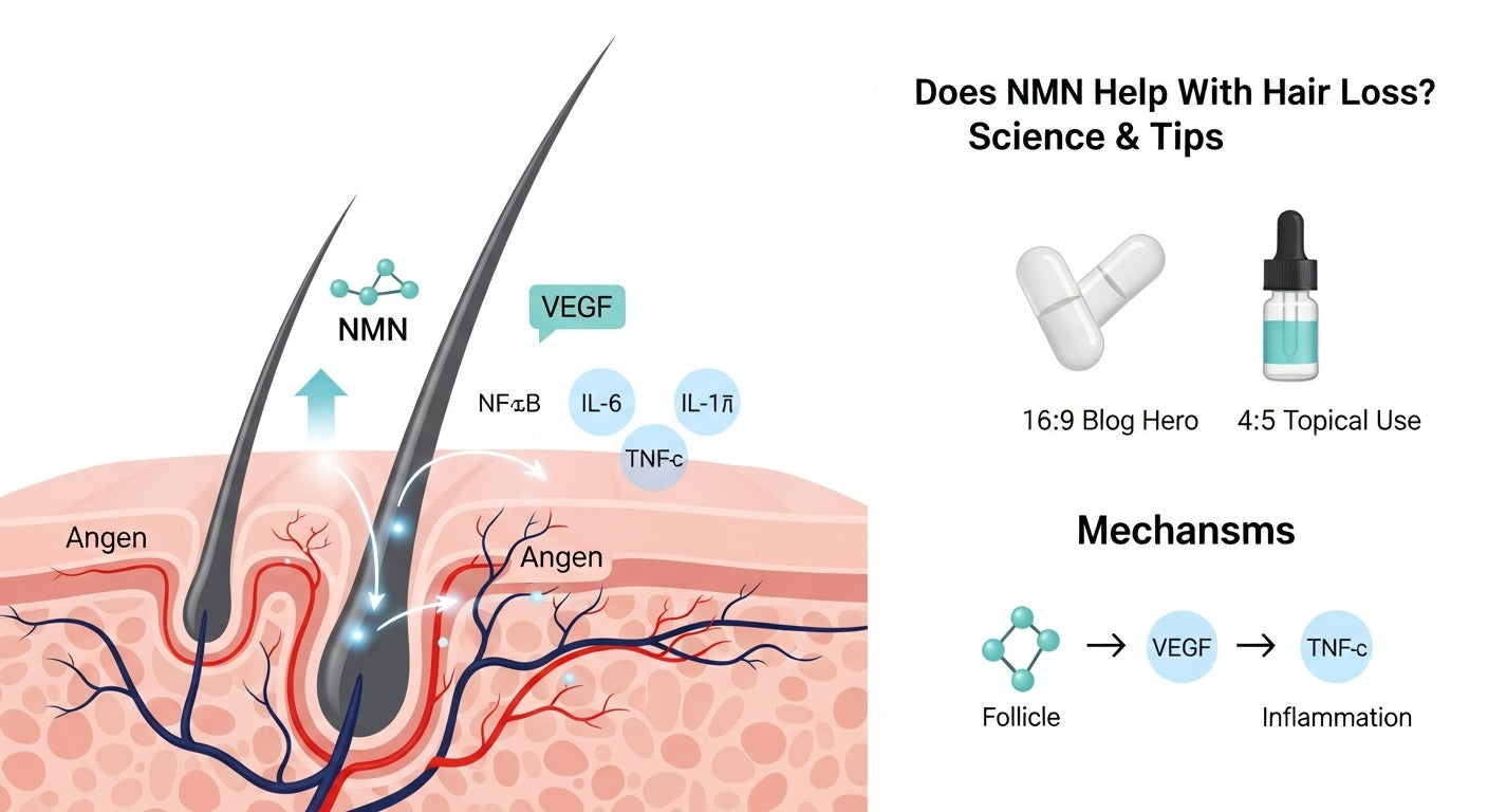 Does NMN Help With Hair Loss? Early Studies Show Promise!