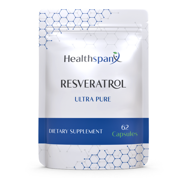 Ultra Pure Resveratrol™ 500mg, 62 Capsules
