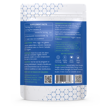 Ultra Pure NMN™ 500mg Capsules